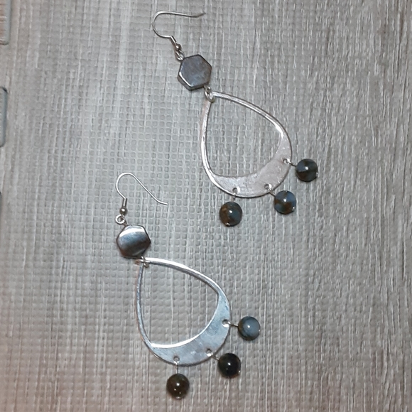 NWT Tigers Eye & Impression Jasper Sterling Silver - Picture 4 of 12